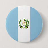 Flagge Guatemalas Button (Vorderseite)