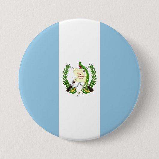 Flagge Guatemalas Button (Vorderseite)