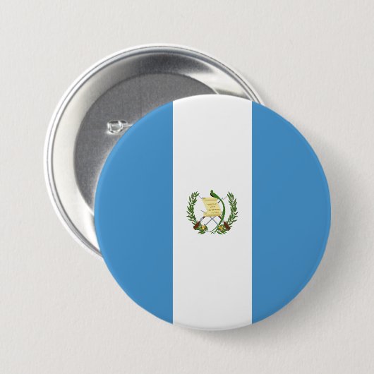 Flagge Guatemalas Button (Vorne & Hinten)