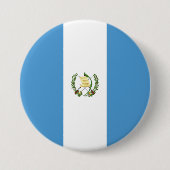 Flagge Guatemalas Button (Vorderseite)