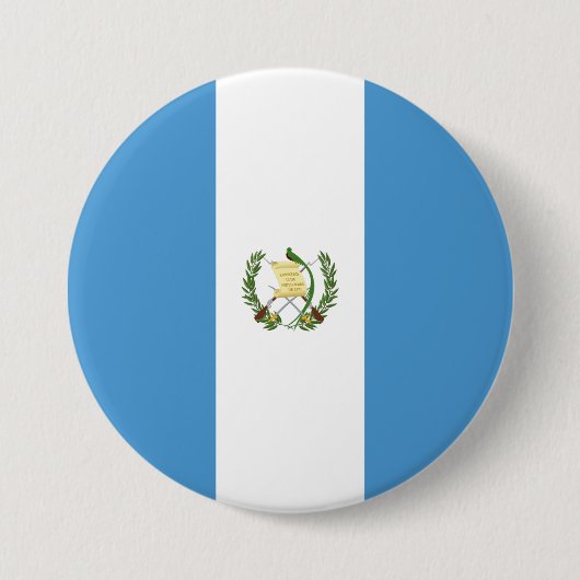 Flagge Guatemalas Button (Vorderseite)