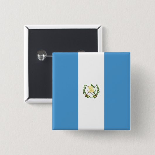 Flagge Guatemalas Button (Vorne & Hinten)