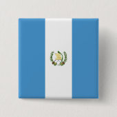 Flagge Guatemalas Button (Vorderseite)