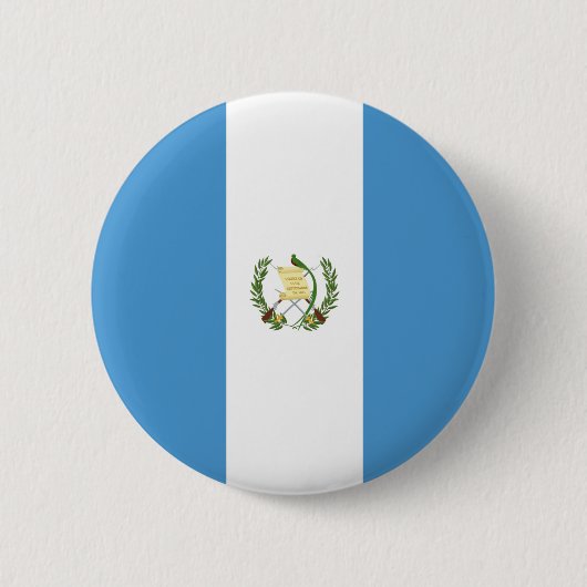 Flagge Guatemalas Button (Vorderseite)