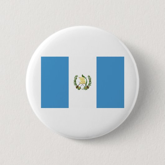 Flagge Guatemalas Button (Vorderseite)