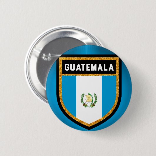 Flagge Guatemalas Button (Vorne & Hinten)