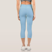 Flagge Guatemalas Capri Leggings (Rückseite)