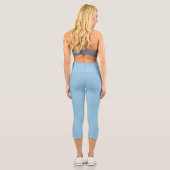 Flagge Guatemalas Capri Leggings (Rückseite)