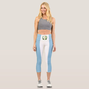 Flagge Guatemalas Capri Leggings