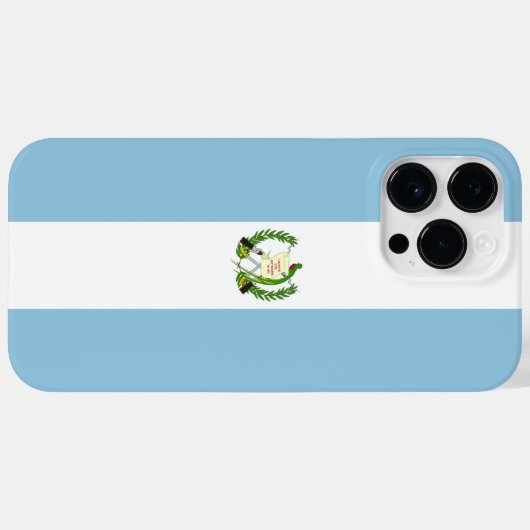 Flagge Guatemalas Case-Mate iPhone Hülle (Rückseite (Horizontal))