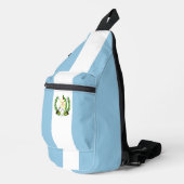 Flagge Guatemalas Crossbody Bag (Rechte Ecke)