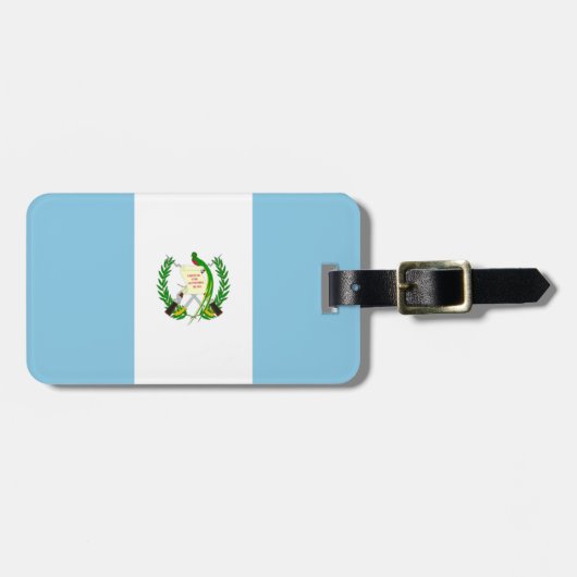 Flagge Guatemalas Easy ID Persönliche Gepäckanhänger (Vorderseite horizontal)