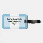 Flagge Guatemalas Easy ID Persönliche Gepäckanhänger (Rückseite horizontal)