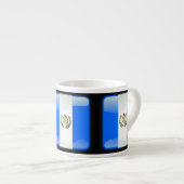 Flagge Guatemalas Espressotasse (Vorderseite Rechts)