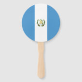 Flagge Guatemalas Fächer (Rückseite)