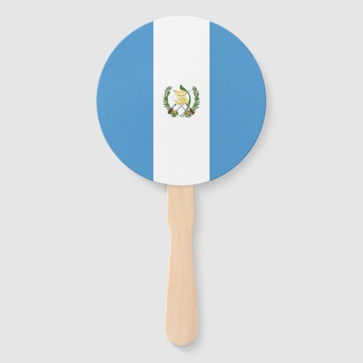 Flagge Guatemalas Fächer (Vorderseite)