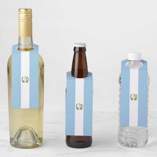 Flagge Guatemalas Flaschenanhänger (Beispiel)