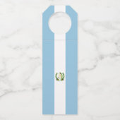 Flagge Guatemalas Flaschenanhänger (Rückseite)