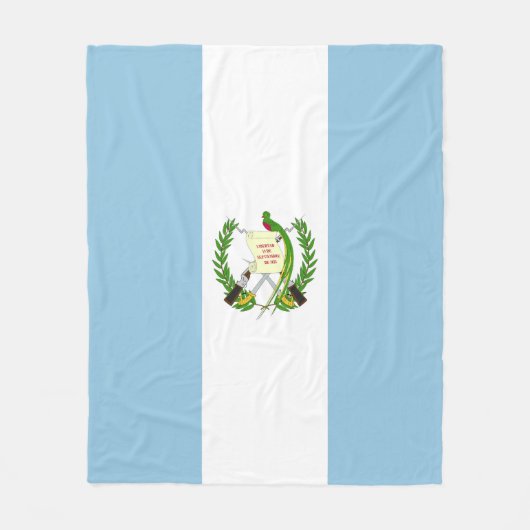 Flagge Guatemalas Fleecedecke (Vorderseite)