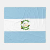 Flagge Guatemalas Fleecedecke (Vorderseite (Horizontal))