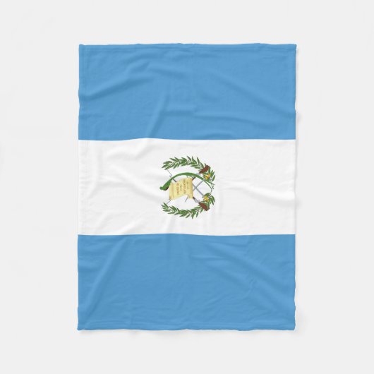 Flagge Guatemalas Fleecedecke (Vorderseite)