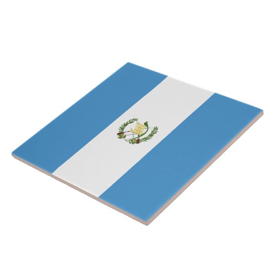 Flagge Guatemalas Fliese (Seite)