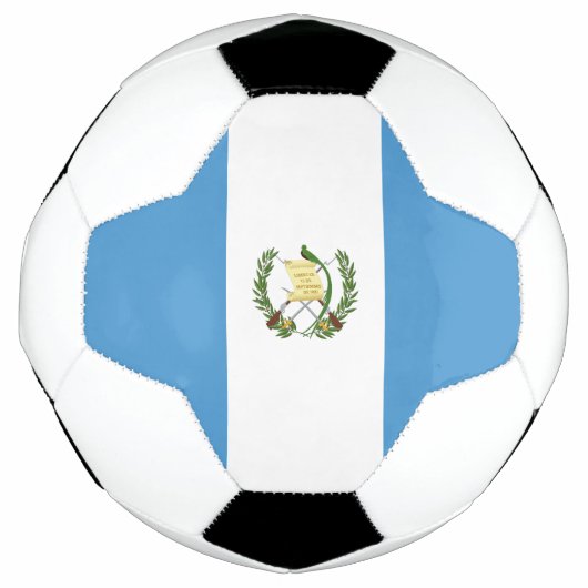Flagge Guatemalas Fußball (Vorderseite)