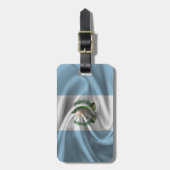 Flagge Guatemalas Gepäckanhänger (Vorderseite vertikal)