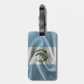 Flagge Guatemalas Gepäckanhänger (Rückseite vertikal)