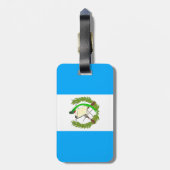 Flagge Guatemalas Gepäckanhänger (Rückseite vertikal)