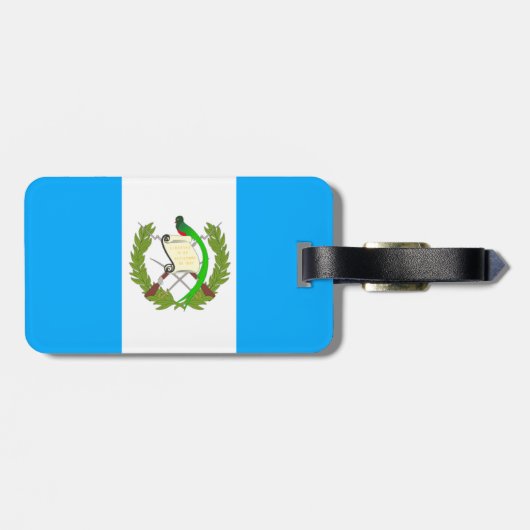 Flagge Guatemalas Gepäckanhänger (Rückseite horizontal)