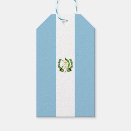 Flagge Guatemalas Geschenkanhänger (Vorderseite)