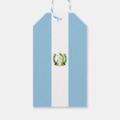 Flagge Guatemalas Geschenkanhänger (Rückseite)