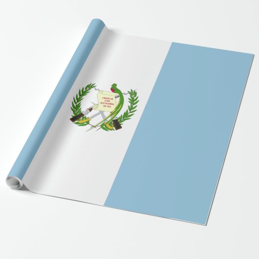 Flagge Guatemalas Geschenkpapier (Ungerollt)