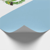 Flagge Guatemalas Geschenkpapier (Ecke)