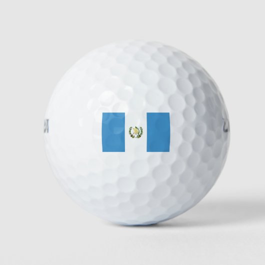 Flagge Guatemalas Golfball (Vorderseite)