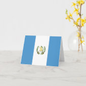 Flagge Guatemalas (Guatemala) Karte (Gelbe Blume)