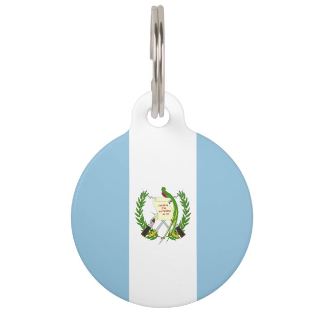Flagge Guatemalas Haustiermarke (Vorderseite)