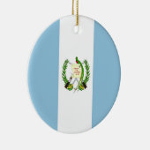 Flagge Guatemalas Keramik Ornament (Rechts)