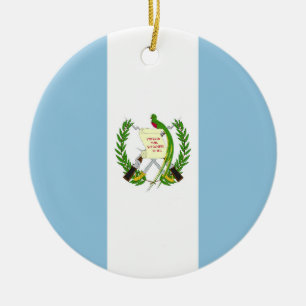 Flagge Guatemalas Keramik Ornament
