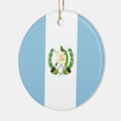 Flagge Guatemalas Keramik Ornament (Links)