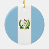 Flagge Guatemalas Keramik Ornament (Hinten)