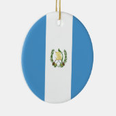Flagge Guatemalas Keramik Ornament (Rechts)