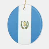 Flagge Guatemalas Keramik Ornament (Links)