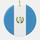 Flagge Guatemalas Keramik Ornament (Hinten)