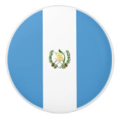 Flagge Guatemalas Keramikknauf (Vorderseite)