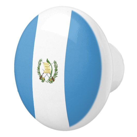 Flagge Guatemalas Keramikknauf (Rechts)