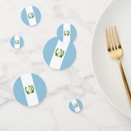 Flagge Guatemalas Konfetti