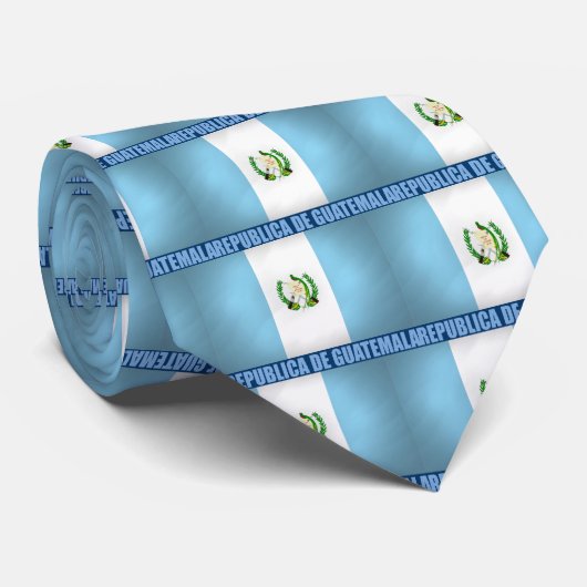 Flagge Guatemalas Krawatte (Gerollt)