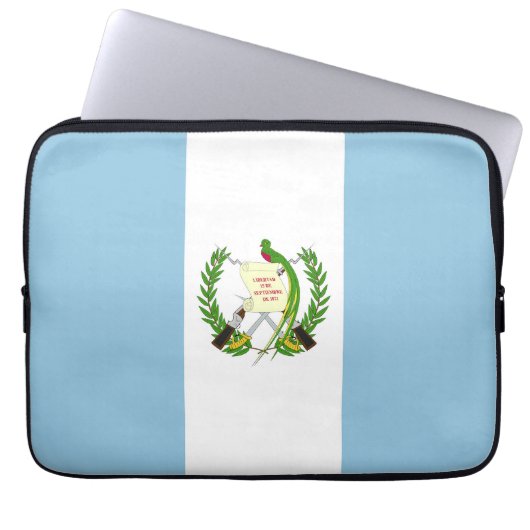 Flagge Guatemalas Laptopschutzhülle (Vorderseite)